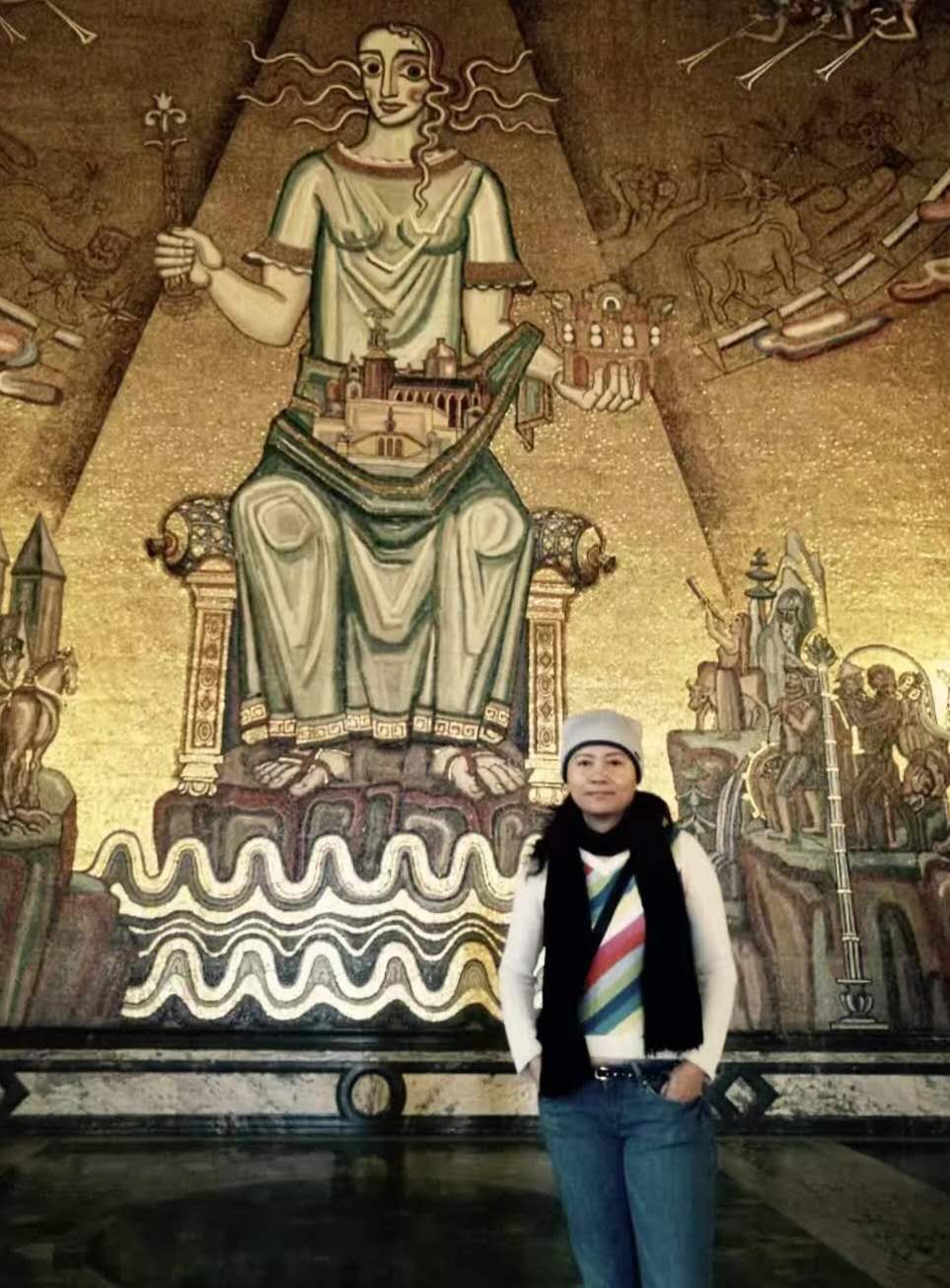 May Yuan traveling across continents